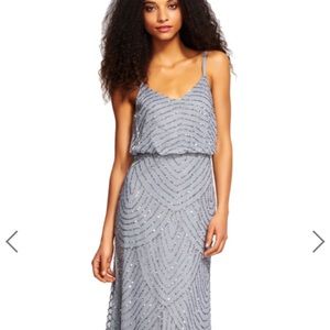 Adrianna Papell Embellished Blouson Gown